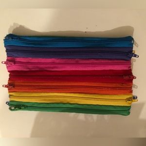Claire’s Rainbow Zipper Pouch. Early 2000s